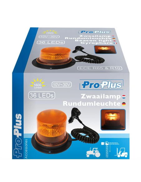Luz laranja de carvalho 36 LED 10-30V