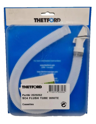 SC4 White plastic flexible tube