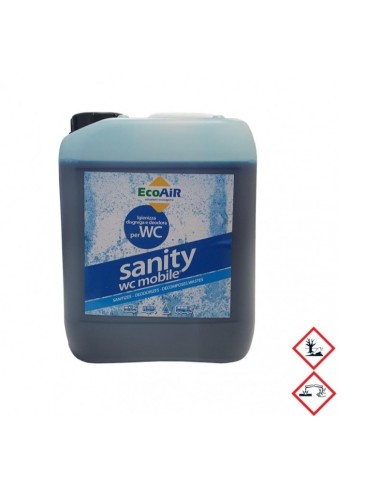 Liquido wc quimico Sanity Blue eucalipto 5L EcoAir.