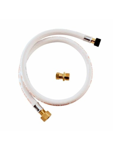 1 m gas hose with connection and adapters