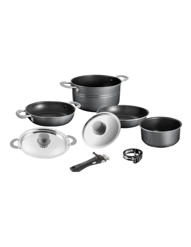 Conjunto de cozinha Brunner Sabor 7+1 Ø 20 cinza escuro