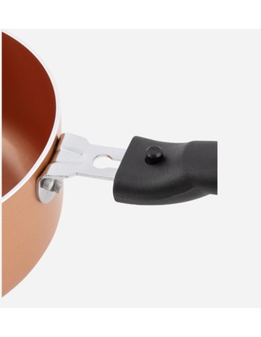 Sartén Brons inducción de 24cm con asa plegable Bo-Camp
