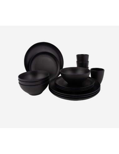 Orville 16-piece dinner set for 4 people. Bo-Camp