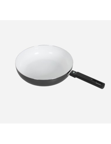 24cm Wok Fry Pan with folding handle Bo-Camp