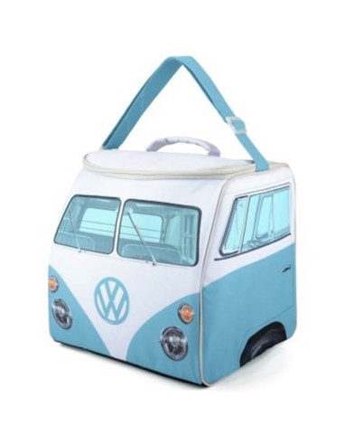 Nevera Camper Van en color azul.