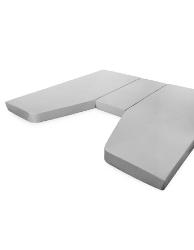 Sábana bajera ajustable Walra Jersey (3 piezas) gris 2x70x90+30x120