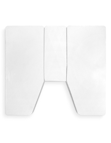 Protector de colchón Walra Molton (3 piezas) blanco 2x70x90 + 30x120