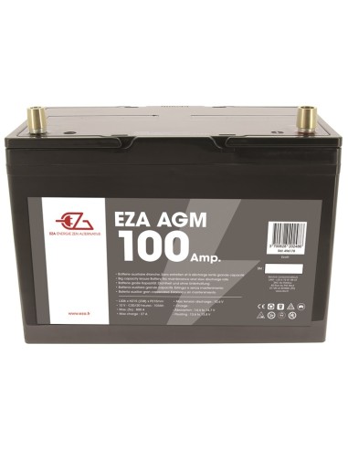 Bateria Auxiliar Electrônica de Linha de Energia AGM 100A