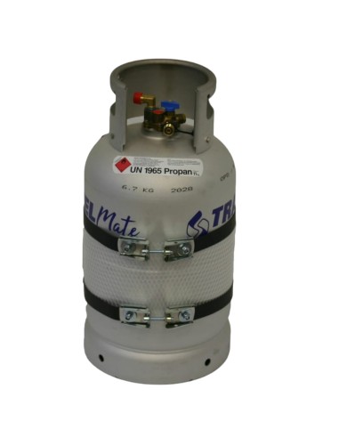 Staffa a parete per bombola di gas Ø 300 + 2 cinghie in acciaio inox con tenditore