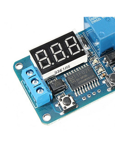 12V Minuterie Électrique Numérique LCD Programmable Minuterie Relais  Contrôle Électronique Intelligente