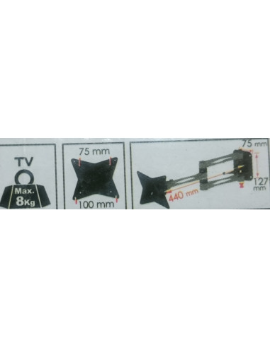 Suporte para TV 3 articulações