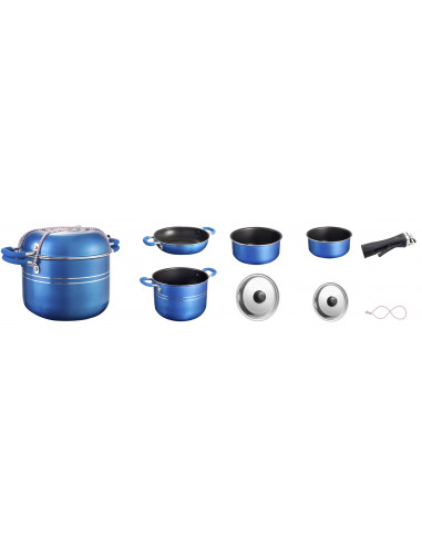 Skipper 7+1 Brunner pots and pans battery