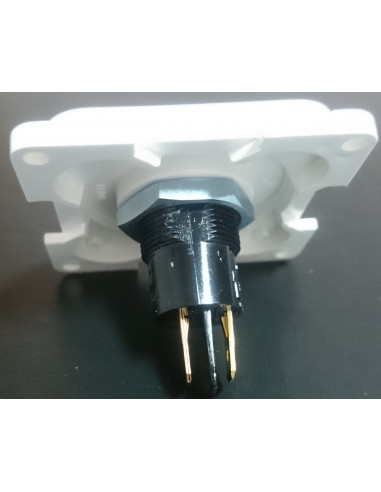 Fiche pour prise 12v Blanc