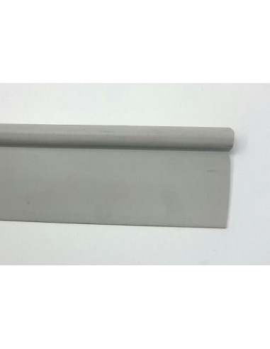 Canutillo de PVC para faldón o avance 1 metro gris