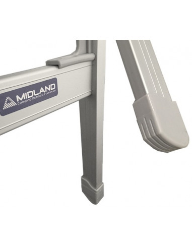 Sedia pieghevole ergo Maxi grigio cenere. Midland