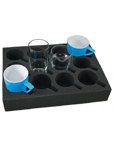 5cm y 8x6cm Soporte tazas de suave espuma para vasos y tazas de 4x7