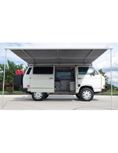 Toldo Fiamma F45 S Royal Grey Carcasa Titanium 3,50 metros