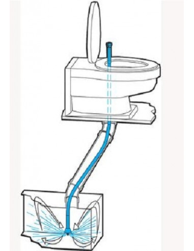 Douche de nettoyage des toilettes/réservoirs