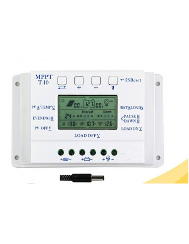 Solar Regulator 12-24 V MPPT - 10 A