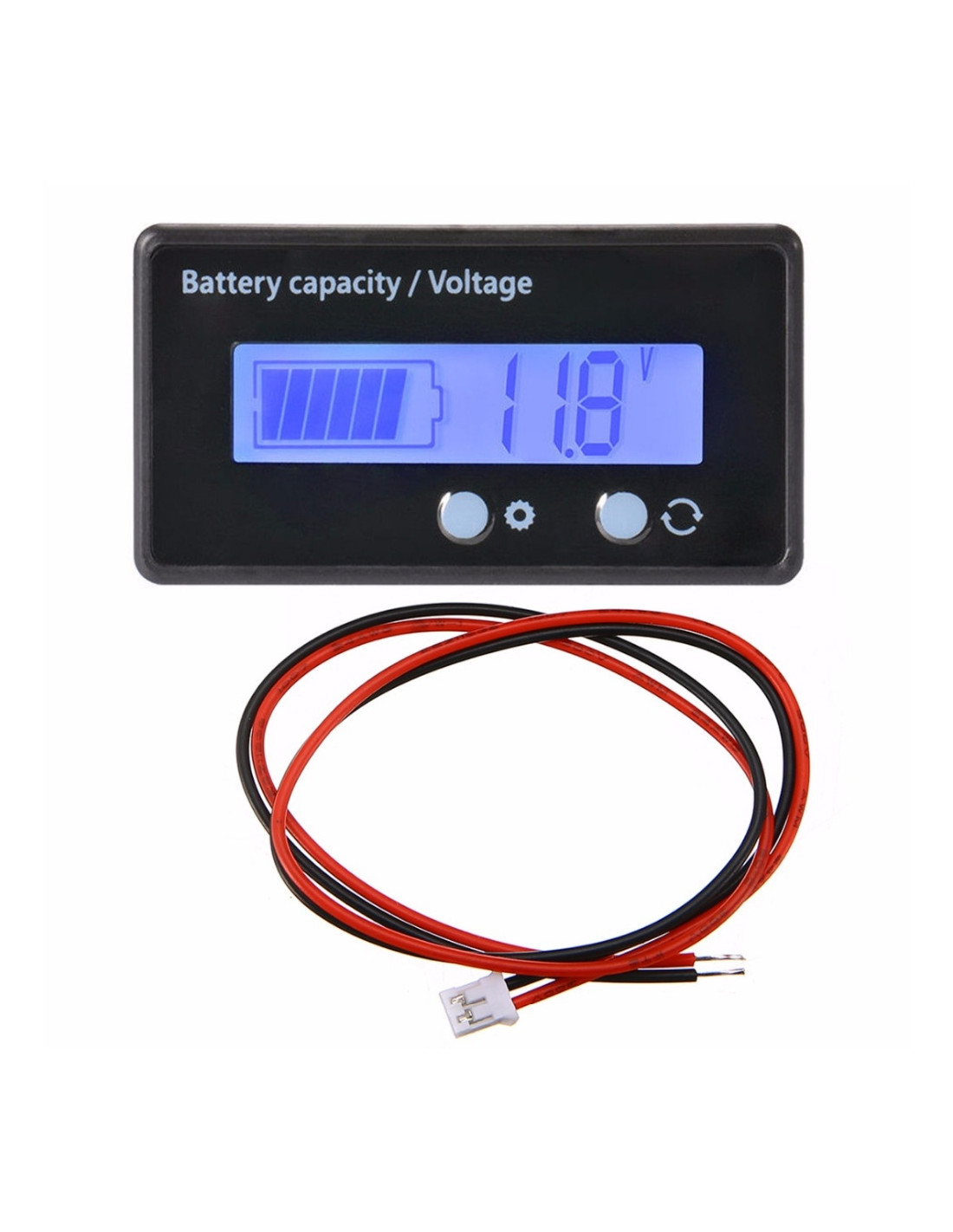 voltmètre indicateur de batterie 12v