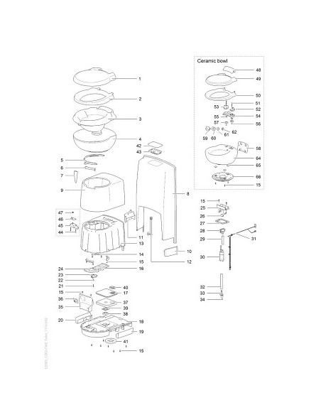 Inodoro WC K7 Theford mod. C262