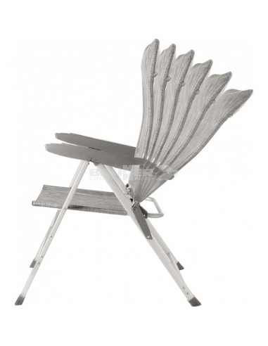 Silla plegable gris claro Skye Brunner
