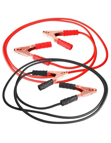 Câbles de démarrage robustes avec pinces, orange, 350 A, 16 pi de