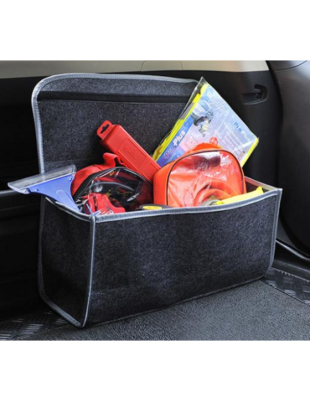 Kofferraum-Organizer, robust, zusammenklappbar, mit isolierter,  auslaufsicherer Kühltasche, mit Deckel, 3 Fächer, mit Gurten für Auto, SUV,  Jeep, Limousine : : Games
