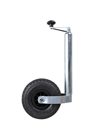 Jockey wheel com suporte telescópico 260x85 mm