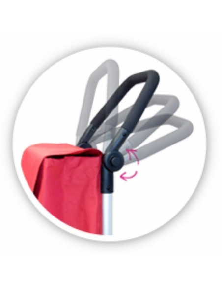 Caddie très pliable rouge Lett 430 Carlett