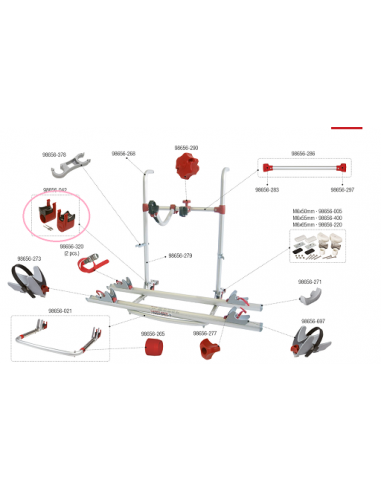 Parachoques Amortiguador para Carry-Bike Fiamma